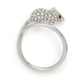 Marc Jacobs Rings, female, Gray, Size: L Mouse Tail Ring