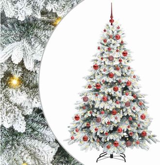 vidaXL &Aacute;rbol De Navidad Artificial Con 300 Led 180 Cm Pe Y Pvc Vidaxl