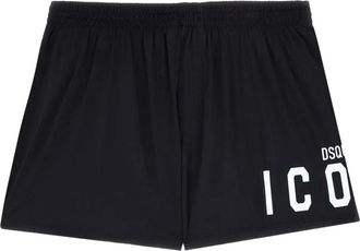 Dsquared2 Boxer con stampa - Nero
