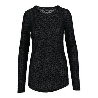 Pinko Pinko, Dames, Tops, Zwart, Maat: XL Polyamide