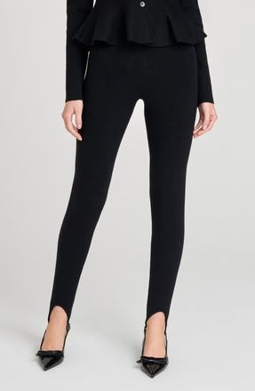 Wayf Brooklyn Stirrup Leggings in Black at Nordstrom, Size X-Large