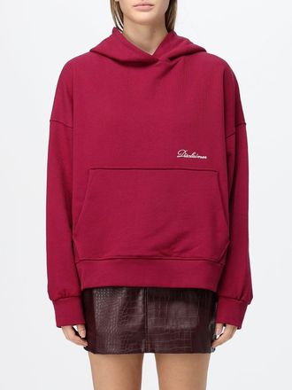 Disclaimer Sweatshirt Woman color Burgundy