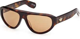 adidas OR0146 53E Mens Sunglasses Tortoiseshell Size 57