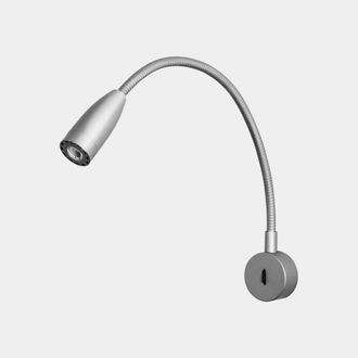 Leds - C4 Leds C4 - Luz De Lectura Bed Round Led 3.5 Blanco C&aacute;lido - 3000k On-off N&iacute;quel Satinado 115lm