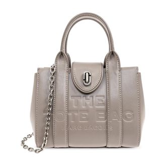 Marc Jacobs The Turnlock Tote - Dames - Mini tas - Beige - ONE Size - Leer - Tassen
