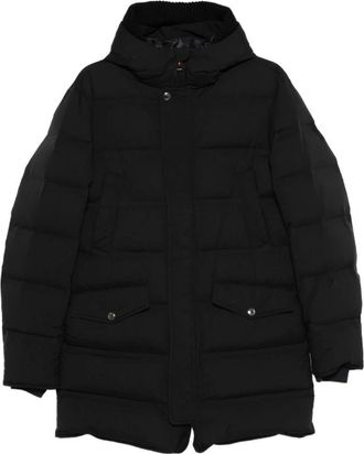 Kired Gewatteerde jas met capuchon - Heren - Parka Jassen - Zwart - 2XL - Jassen
