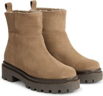 L.k. Bennett Josie Lug Sole Bootie in Natural at Nordstrom, Size 10Us