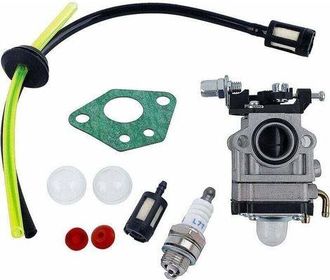 OEM Kit De Carburador Ulisem Para Motores De Desbrozadora De 52 Cc, 49 Cc Y 43 Cc, Incluye Junta, Manguera, Buj&iacute;a Y Filtro De Combustible. Carburador De D