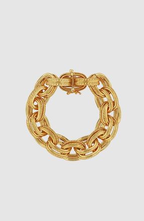 Anine Bing Double Link Chain Bracelet in Gold at Nordstrom