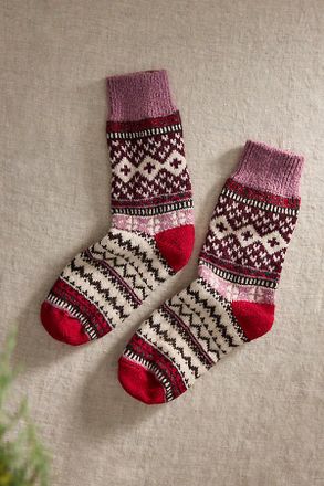 Terrain Fair Isle Cabin Socks
