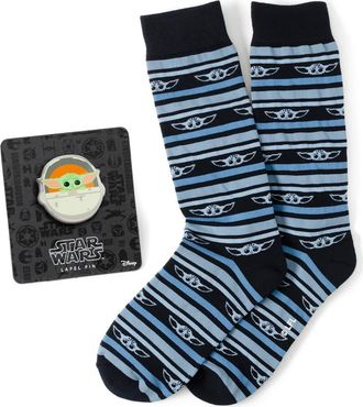 Cufflinks Inc. The Child Crew Socks & Lapel Pin Gift Set in Multi at Nordstrom, Size 10-13