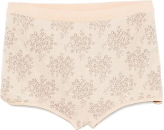 Fendi Shorts bouquet con effetto jacquard - Toni neutri