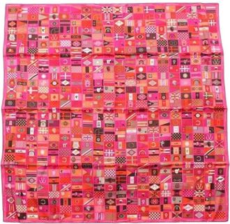 Herm&egrave;s Pre-owned Foulard En Voyage - - Pre-owned - Donna - Rosa - ONE SIZE