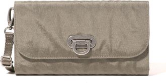 Baggallini Coastal Flip Lock RFID Phone Wallet Crossbody Bag in Sterling Shimmer at Nordstrom
