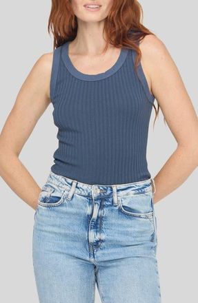 Project Social T Cooper Rib Tank in Deep Indigo at Nordstrom, Size X-Small