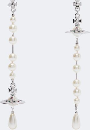 Vivienne Westwood Orb embellished drop earrings