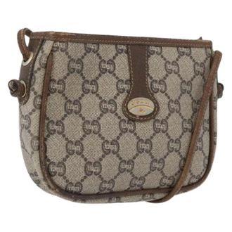 Gucci Pre-owned Cross Body Bags, female, Beige, Size: ONE SIZE Pre-owned Plastic Cross Body Bag