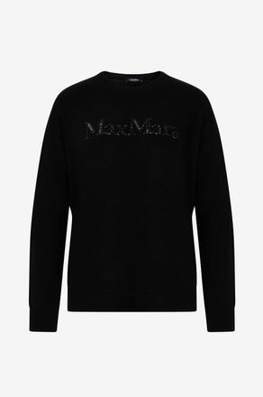 Max Mara Pullover aus Wolle und Kaschmir mit Perlenlogo Kassel