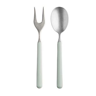 Mepra Fantasia Pewter Serving Set - 2 Pieces in Sage at Nordstrom