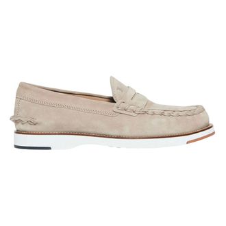 Tod's Heren, Schoenen, Beige, Maat: 42 EU Su&egrave;de