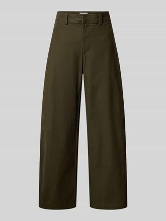 Only Barrel Fit Jeans mit Baumwoll-Anteil Modell CLAIR in Oliv, Gr&ouml;&szlig;e XS/32