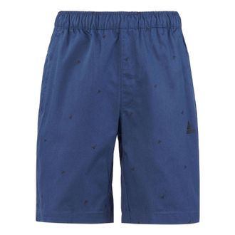 adidas Fi Short Aop Logo Printing Athleisure Casual Sports Shorts Navy Blue GP0946