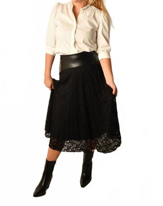 Bishop + Young Camille Midi Skirt In Black