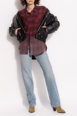 Re/Done Jeans With Straight Legs, Womens, Blue