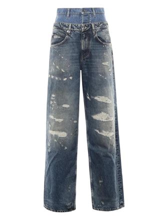 Dolce & Gabbana Doppelschicht-Denim-Jeans