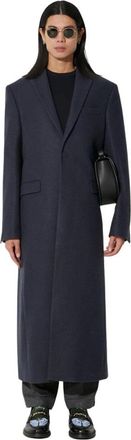 424 Belted Coats - Heren - Mantel - Blauw - XL - Jassen