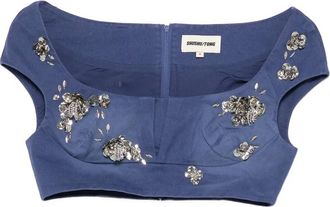 Shushu/Tong Embellished V-neck Top