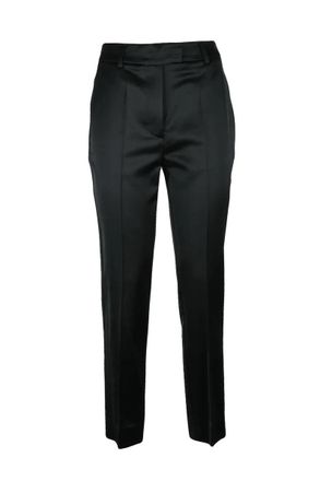 Mauro Grifoni Straight Leg Black Trousers