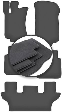 OEM Alfombrillas Premium Para Mercedes R251 / V251 7 Plazas (2005-2013)