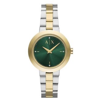A|X Armani Exchange Jackie Quartz Green Dial Ladies Watch AX5176