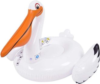 Trade Shop Trade Shop - Gonfiabile A Forma Di Pellicano Bianco Materasso Piscina Estate Mare 128x115x84cm 016143