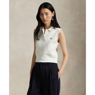 Ralph Lauren Mouwloze trui met polokraag