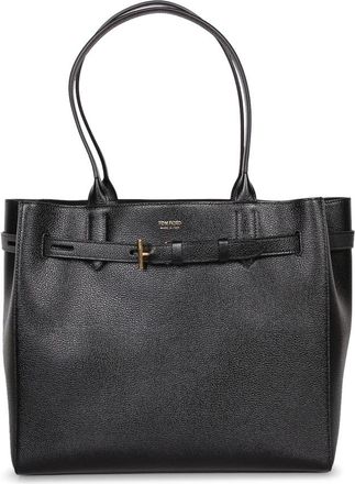 Tom Ford Audrey Medium Tote - Dames - Shoppers - Zwart - ONE Size - Leer - Tassen