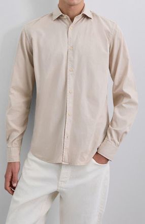 Scalpers Seatle K Shirt Ii in Beige at Nordstrom, Size 40 Eu