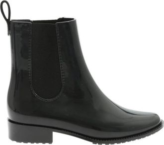 Melissa Zwarte Riding Low Laarzen - Dames - Chelseaboots - Zwart - 39 EU - Schoenen