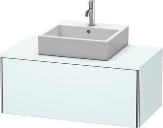 Duravit Duravit Xsquare Vanity Unit Colgado En La Pared 100.0 X 54.8 Cm, 1 Extra&iacute;ble, Color (frente/cuerpo): Azul Claro Mate - Xs490100909
