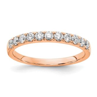 Diamond2Deal 14k Gold Lab Grown Diamond Wedding Band Ring 1/2Ct Clarity- VS Color- G-H