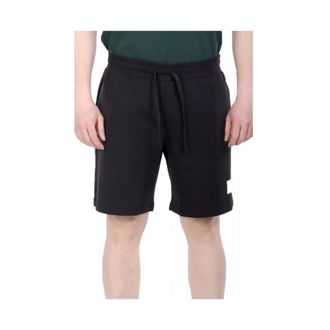 Emporio Armani Emporio Armani Ea7, Heren, Korte broeken, Zwart, Maat: L Fleece