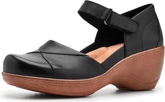 Softwalk Miri Womens Clog Shoes Black : 10.5 WW (EE), Leather