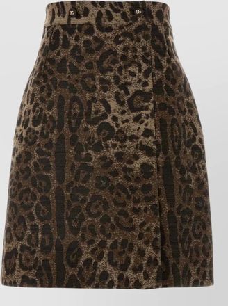 Dolce & Gabbana wool high-rise skirt
