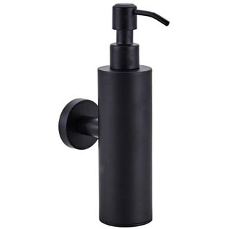 OEM Distributeur De Savon - Acier Inoxydable - Fixation Murale - Noir - 1 Pi&egrave;ce