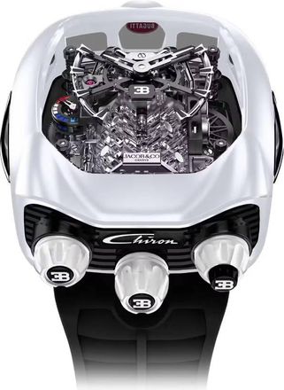 Jacob & Co. Bugatti Chiron Tourbillon Hand Wind Mens Watch BU220.27.AA.AA.A