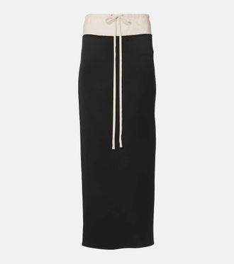 Khaite Chet satin maxi skirt
