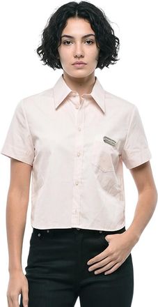 Dsquared2 Light Pink Cropped Shirt
