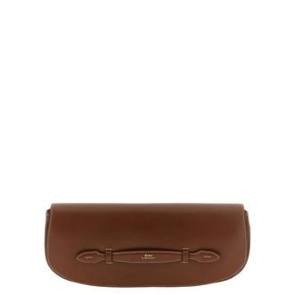 Polo Ralph Lauren Pochette a busta in pelle - - Bags - Donna - Marrone - ONE SIZE