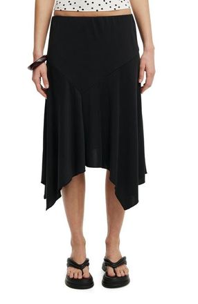 Cotton On Womens Sandy Midi Skirt in Black at Nordstrom, Size Xxx-Small
